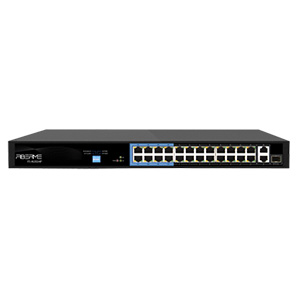 FSAi2024P AI Switch 24 10/100 PoE Ports, Include 8  Long Rage Ports, 2 GB Uplink Ports, 1 SFP  combo Port, 250W