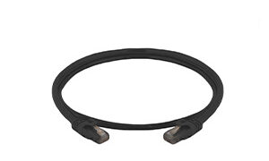 PL-PC-U6-0.5BK UNSHIELDED CAT6 PATCH CORD W/ T568B WIRING, 0.5M, LSZH Black
