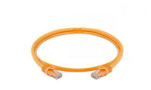 PL-PC-U6-0.5OR UNSHIELDED CAT6 PATCH CORD W/ T568B WIRING, 0.5M, LSZH Orange