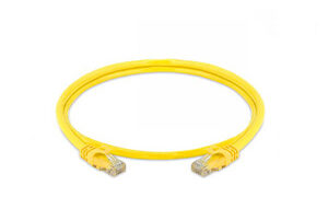 PL-PC-U6-0.5Y UNSHIELDED CAT6 PATCH CORD W/ T568B WIRING, 0.5M, LSZH Yellow