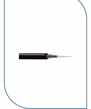 Premium Line FO 267123024 OD Cable, Unitube, Steel Armored w/Two Steel Wire Strength Members, SM 9/125, 24C, PE