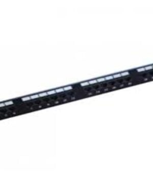 Premium Line 176122412 Category 6 24port Unshielded Patch Panel, Dual Type IDC