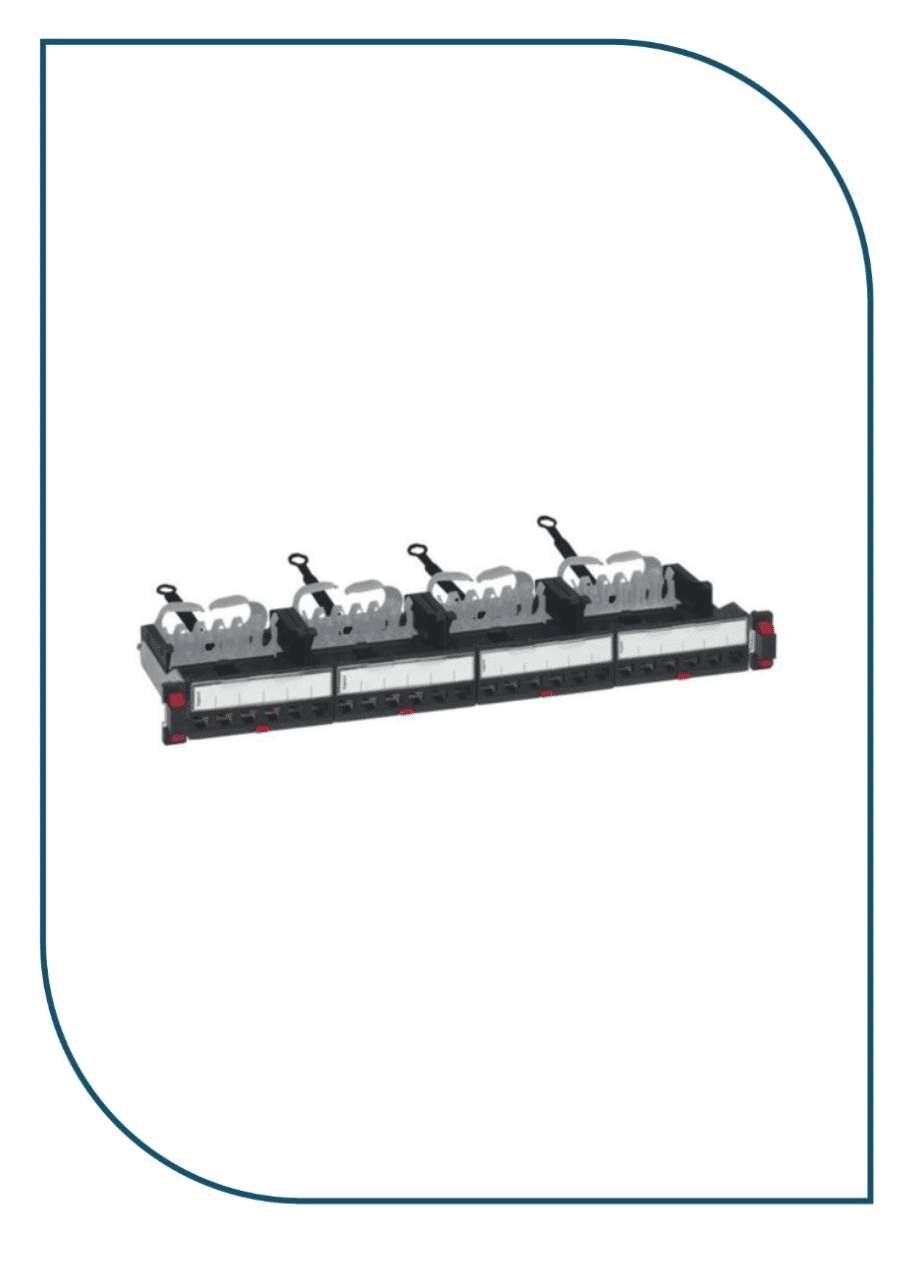 LEGRAND Patch panel 19 inch - empty cassettes to be equipped with 24 RJ45 (33790)
