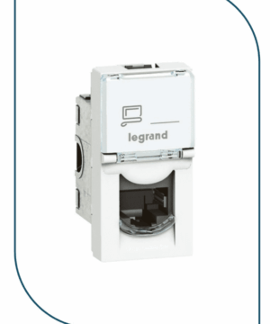 LEGRAND Arteor™ - RJ45 socket - category 6A STP - 9 contacts - 1 module - White 572306