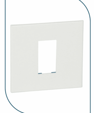 LEGRAND Arteor™ - Plate - French/German std - square - 1 module - White (576540)