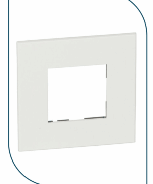 LEGRAND Arteor™ - Plate - French/German std - square - 2 modules - White (576560)