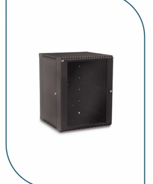Premium line Wall Mount Cabinet 15U (60*60) cm, Black, with Fan and PDU (611266152)