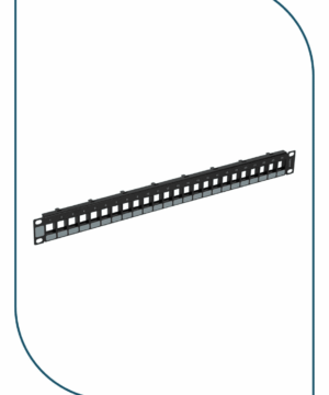 Legrand Modular Empty Patch Panel For 24 Unshielded Keystone Jacks Cat.6 (632790)