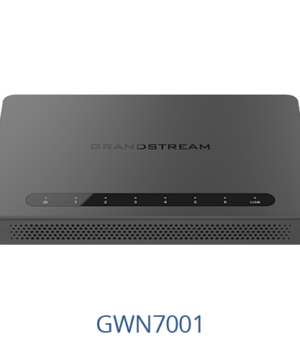 Grandstream GWN7001 Multi-WAN Gigabit VPN Router - 6-Port Enterprise Secure Networking Solution