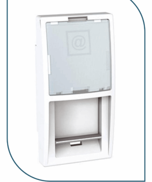 Schneider MGU9.461.18 Unica Keystone RJ45 Data Connector Adaptor 1 module
