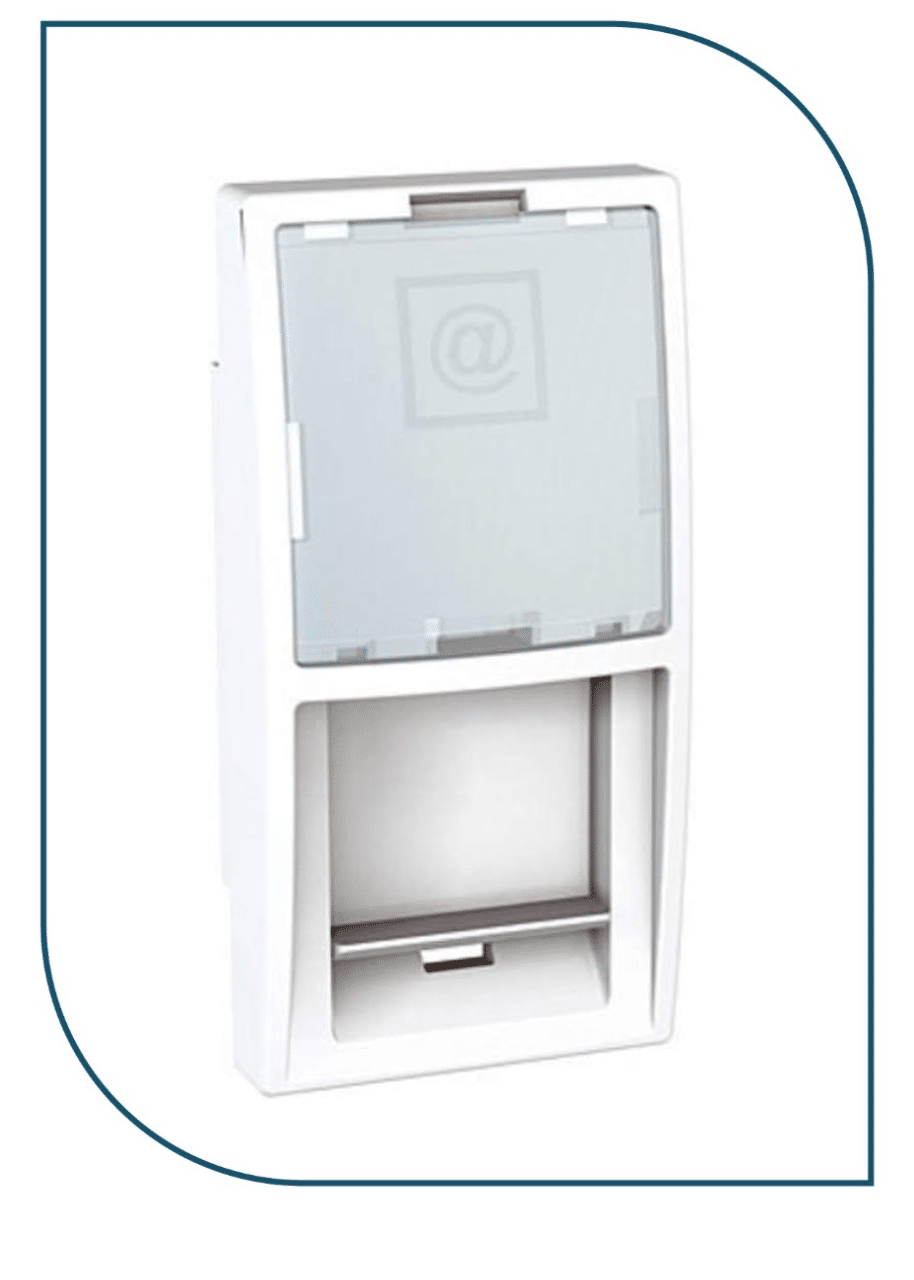 Schneider MGU9.461.18 Unica Keystone RJ45 Data Connector Adaptor 1 module 1 Schneider MGU9.461.18 Unica Keystone RJ45 Data Connector Adaptor 1 module