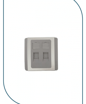 D-LINK Faceplate Double UK GRAY/NFP-0GRY21