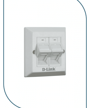 D-LINK Angular Faceplate Double UK /NFP-0WHI22
