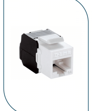 D-LINK Cat6A UTP Keystone Jack/NKJ-6AWHI1B21