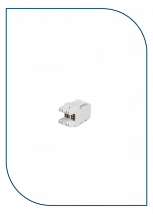 NKJ-C6TWHI1B21 CAT6 Keystone Jack