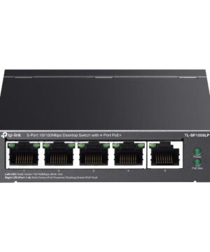 TL-SF1005LP  5-Port 10/100Mbps Desktop PoE Switch with 4-Port PoE