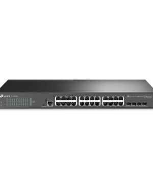 TL-SG3428 JetStream 24-Port Gigabit L2+ Managed Switch with 4 SFP Slots