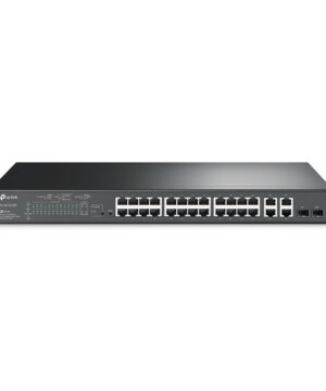 TL-SL2428P JetStream 24-Port 10/100Mbps + 4-Port Gigabit Smart Switch with 24-Port PoE+