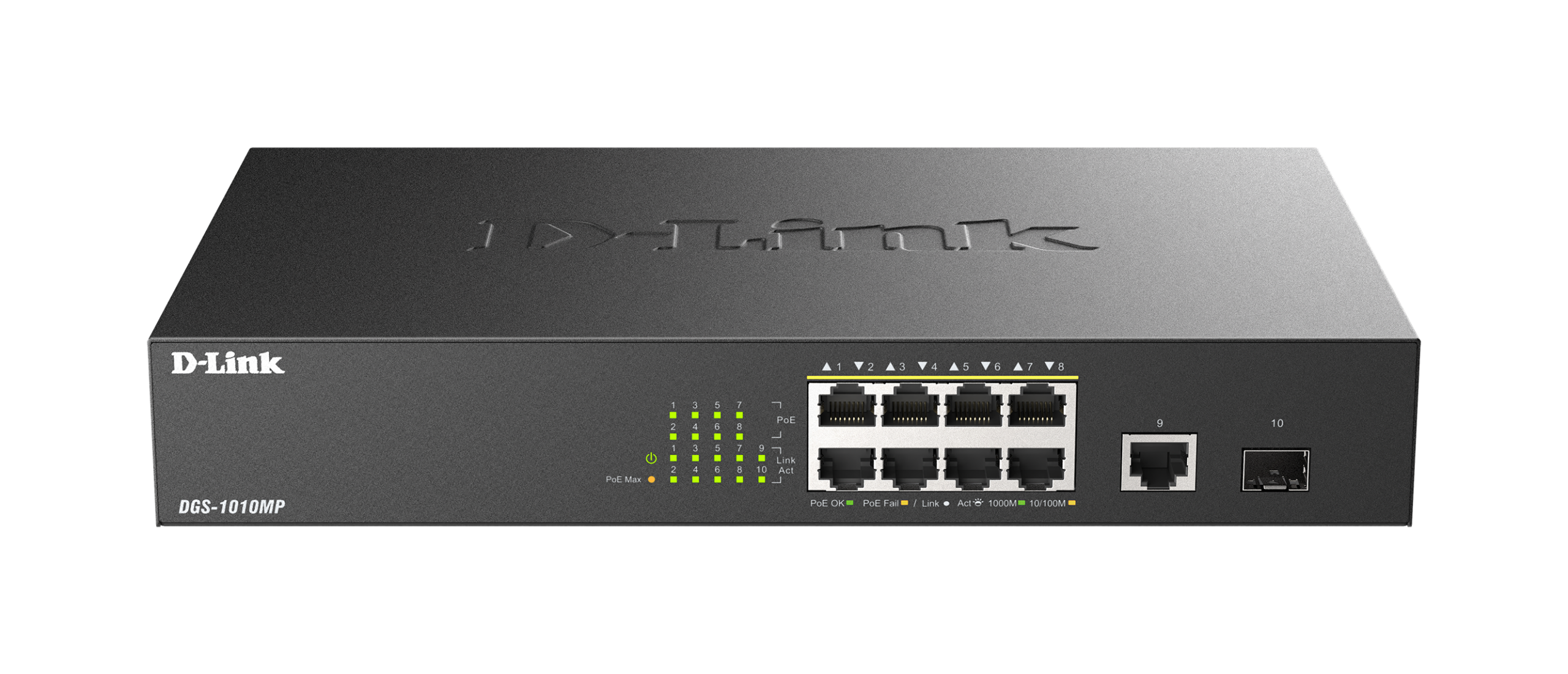 DGS-1010MP 10-Port Gigabit PoE Switch
