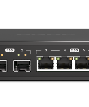 QNAP 6-Port 10GbE/2.5GbE Unmanaged Switch (QSW-2104-2S)