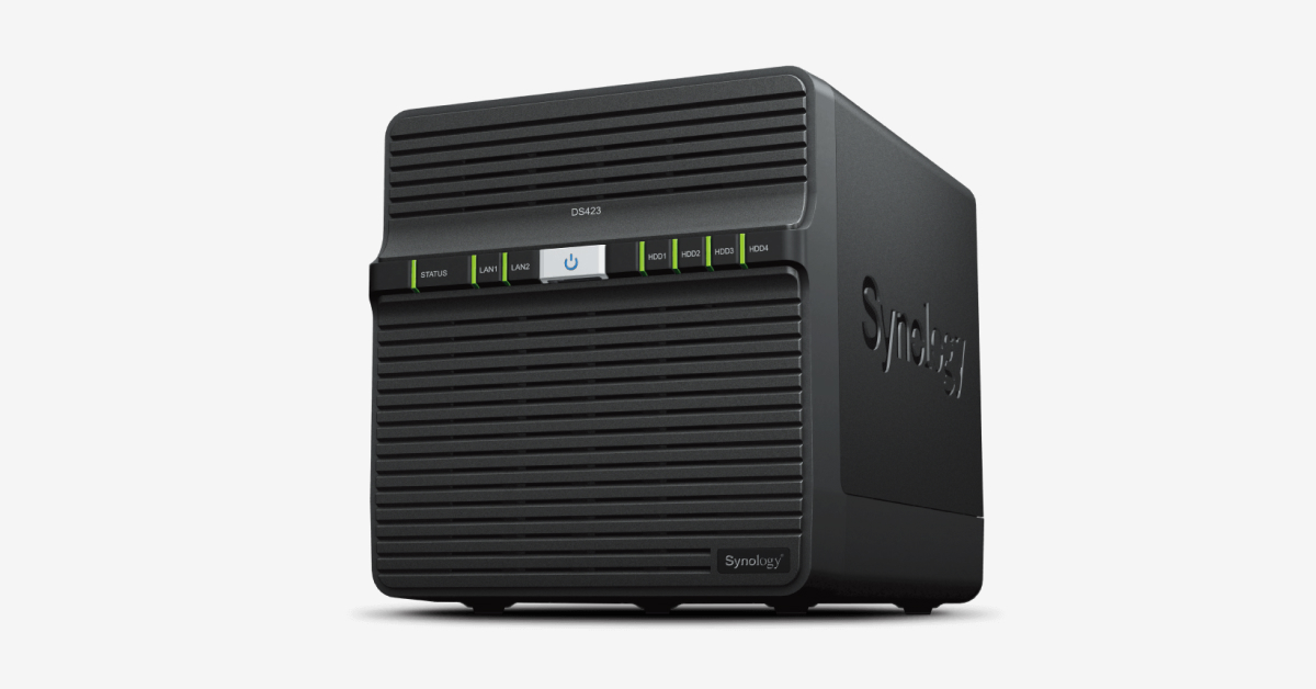 Synology DiskStation DS423 4-Bay NAS Enclosure (Diskless) 1 Synology DiskStation DS423 4-Bay NAS Enclosure (Diskless)