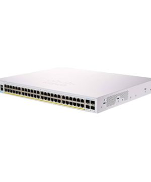 Cisco CBS350-48FP-4X-EU Business Managed Switch, 48-port PoE+, Full PoE (740W), 4x10G SFP+