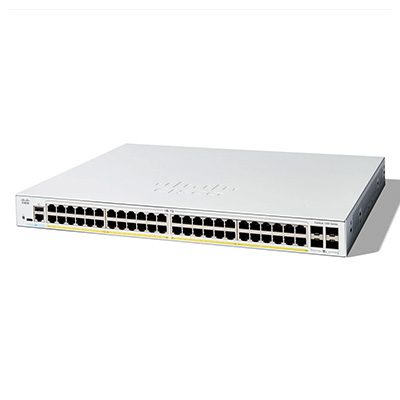 Cisco Catalyst 1200-48T-4G Smart Switch, 48-Port Ge, Poe, 4X10G Sfp+, (C1200-48T-4G) 1 Cisco Catalyst 1200-48T-4G Smart Switch, 48-port GE, PoE, 4x10G SFP+, (C1200-48T-4G)