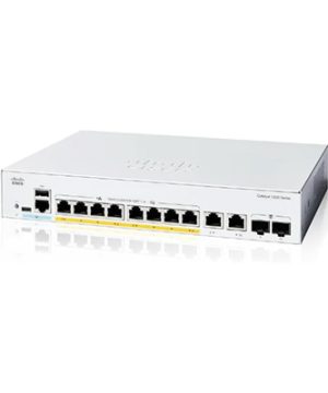 Cisco Catalyst 1200-8P-E-2G Smart Switch, 8-port GE, Ext PS, 2x1G Combo (C1200-8P-E-2G)