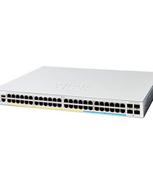 Cisco Catalyst 1300-48T-4G Managed Switch, 48 Port GE, Full PoE, 4x10GE SFP+ (C1300-48T-4G)
