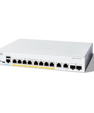 Cisco Catalyst 1300-8FP-2G Managed Switch, 8-port GE, Full PoE, 2x1G Combo( C1300-8FP-2G )