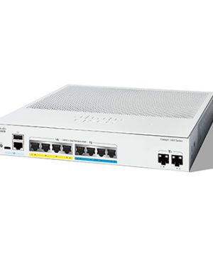 Cisco Catalyst 1300-8MGP-2X Managed Switch, 4-port 2.5GE, 4-port GE, PoE, 2x10G SFP+ (C1300-8MGP-2X)