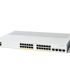Cisco Catalyst C1300-24P-4G Managed Switch, 24-port GE, Full PoE, 4x10G SFP+ (C1300-24P-4G)
